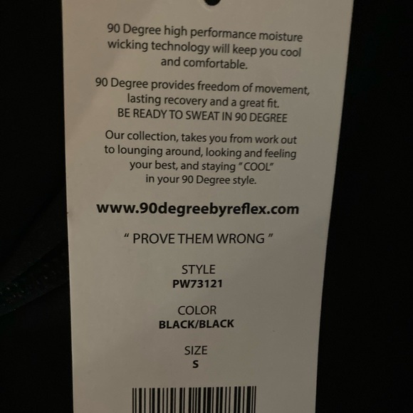 90• Degree by Reflex black leggings - Picture 3 of 8